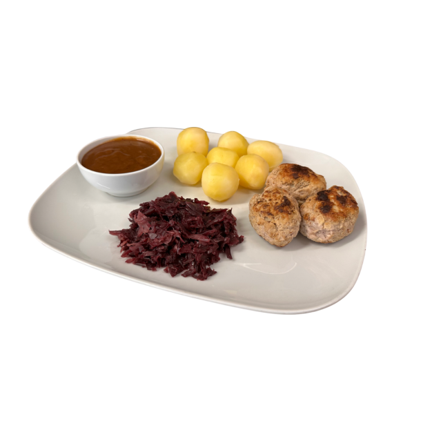 Frikadeller m. kartofler