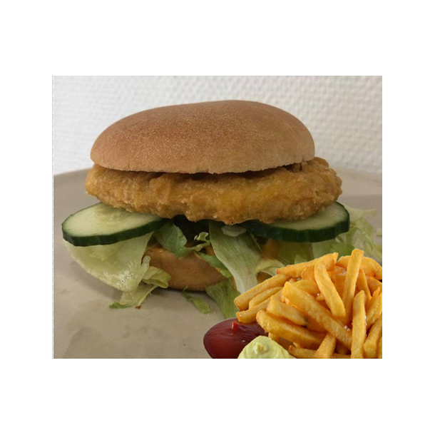 Brne kyllingeburger Menu