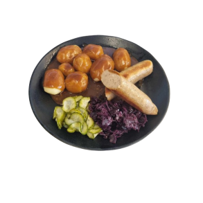 Hvide kartofler m/medister