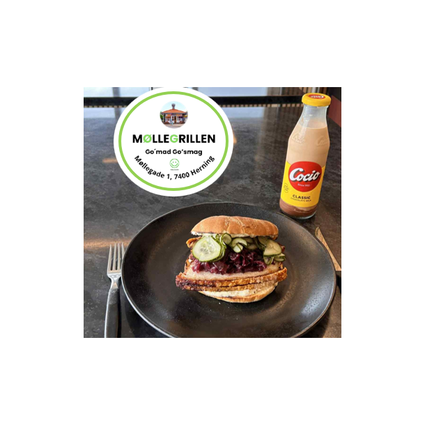 Ribbensandwich med dijon/mayo dressing